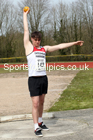 Shot putt, 2021 NECAA Open Graded Meeting, Morpeth. Photo: David T. Hewitson/Sports for All Pics